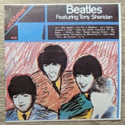 BEATLES CON TONY SHERIDAN 1981 PANINI DISCORAMA MINI ÁLBUM PORTADA PEGATINA Foto 1 de 2
