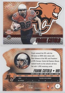 2003 Pacific Atomic CFL Red Frank Cutolo #4