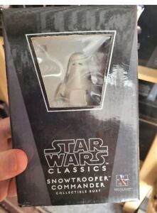Gentle Giant Star Wars Snow Trooper Comander Classic Mini Bust Figure 