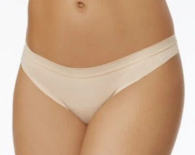 Tanga panty para mujer DKNY Downtown algodón nude sin línea visible talla S 5 M 6 DK1028 Foto 1 de 4