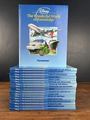 Disney Presents The Wonderful World Of Knowledge Books Hardback X18 Bundle - Image 1 of 4