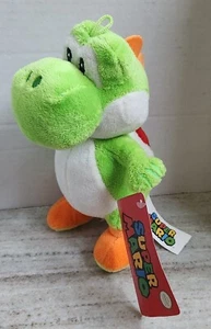 Neu mit Etikett 2017 Nintendo Super Mario 8 Zoll Yoshi superweiches Stofftier Plüschtier - Bild 1 von 6