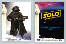 Korso Concept Art #100 Solo : A Star Wars Story 2018 Topps Trading Card