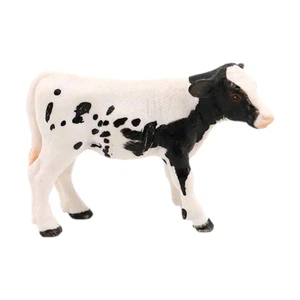 Realistic Holstein Calf Model Cow Toy Farm Animal Figurine Educational Model - Picture 1 of 12