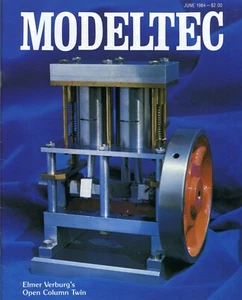 MODELTEC V 1 N 2 June 1984 Elmer Verburg's Open Column Twin - Bild 1 von 1