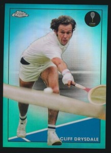 CLIFF DRYSDALE #20 2021 Topps Chrome Tennis AQUA REFRACTOR 137/150