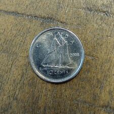 Canadian Dime 10 Cent Coin Year 2008 Exact Coin