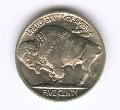 1938-D 5c Buffalo Nickel Choice Gem BU Proof-Like Stunning Appearance - Image 1 of 2