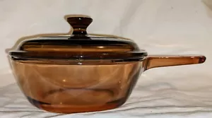 Vintage VISIONS AMBER 0.5L Sauce Pan - Picture 1 of 5