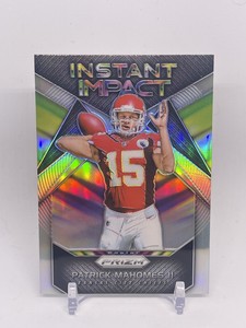 2017 Panini Prizm Instant Impact Patrick Mahomes Rookie #8 Kansas City Chiefs RC