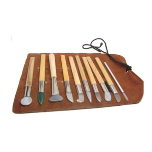 Set 10pz Set Lunetta Oro Argento Foglia Rilega Libri Gioielli Argilla Metallo - Foto 1 di 3