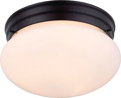 Savoy House 9.25" Flush Mount Ceiling Light English Bronze 6-603-9-13 New - Image 1 of 4