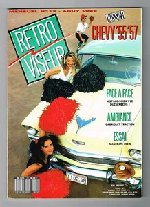 *** RETROVISEUR n° 12 *** 08-1989 // dossier CHEVY '55 '57 - MASERATI 450 S - Picture 1 of 2