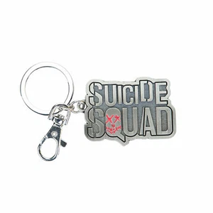 DC Comics Suicide Squad Logo Pewter Keychain - Picture 1 of 1