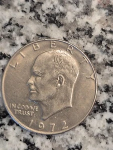 1972 Roosevelt Dollar Denver mint mark - Picture 1 of 2