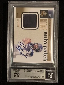 Colin Kaepernick BGS 8.5 w/ 10 Auto 2011 SP Authentic Jersey RC Auto 154/ 699 - Picture 1 of 4