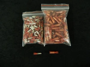 100 PK CONECTORES BALA NYLON CALIBRE 18-22 50 PIEZAS CADA TERMINAL HEMBRA MACHO - Imagen 1 de 4