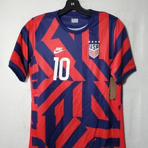Lindsey Horan USA Trikot USWNT Damen XL Fußball Rot Logo Blanko Jersey Neu mit Etikett  - Bild 1 von 10