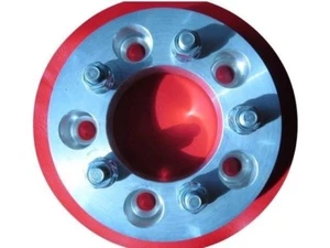 5x130 to 5x120 US Wheel Adapters 2" Rim Spacers 12x1.5 lug stud 71.5mm Bore x2 - Picture 1 of 4