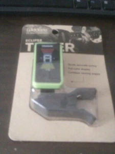 D'Addario / Planet Waves PW-CT-17BK Eclipse Headstock Guitar & Bass Tuner Green - Picture 1 of 1