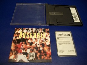 NEC TurboGrafx-16 Game ~ World Class BASEBALL ~ Complete ~ Tested Works Great!