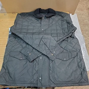 C C Filson Quilted Mile Marker Cotton Jacket Coat Mens Navy Grey USA 11010773 - Picture 1 of 10