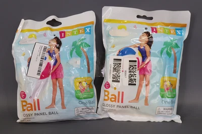 Intex Glossy Panel 24  Inflatable Beach Ball ( Pack of 2 ) - Image 1 of 4