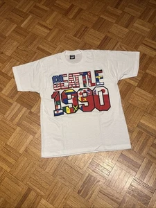 1990 Goodwill Games Games Seattle, WA Single Stitch 50/50 T-Shirt - Large - Bild 1 von 8