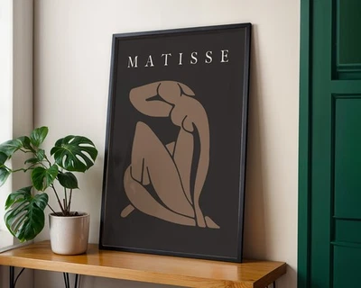 Matisse Retro Vintage Museum Art Poster Print A109_Frame Mockup 57 - Image 1 of 4