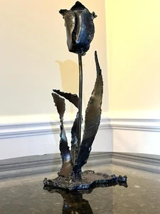 Wrought iron tulip, Metal flower, Iron tulip flower - Picture 1 of 13