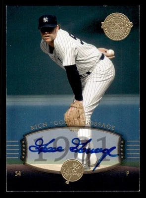 Rich "Goose" Gossage 2004 Upper Deck Legends Timeless Teams #218 Auto Gold #3/5 Foto 1 de 2