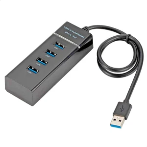 "USB 3.0 Hub – 4-Port High-Speed USB Extension for Laptops & PCs | Extra USB Por - Afbeelding 1 van 5