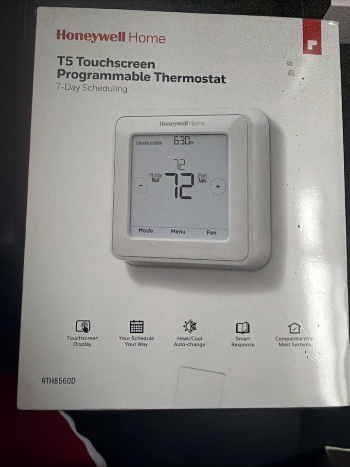 Honeywell 7 Day Programmable Thermostat (RTH8560D) - Image 1 of 1
