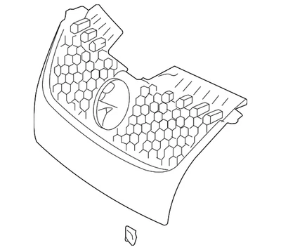 Rejilla original Volkswagen 1K0-853-651-H-VW8 Foto 1 de 2