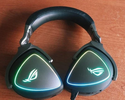 ASUS ROG Delta RGB Gaming Cuffie Hi-Res ESS Quad-DAC - RGB Luce - Immagine 1 di 4