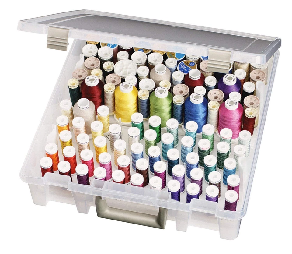 Artbin Thread Box- Super Satchel Storage Container With Two Removable 9002AB