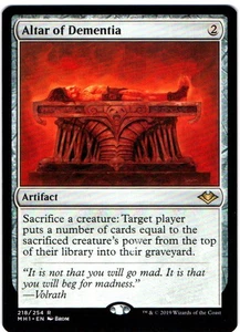 ALTAR OF DEMENTIA 218 MAGIC: THE GATHERING MODERN HORIZONS (MH1) RARE ENGLISH - Picture 1 of 2