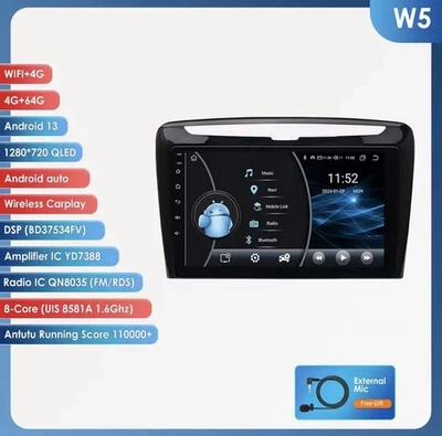 Autoradio Lancia Ypsilon 2012-2020 4G+ 64GB Carplay-Androidauto 8Core 4G+ Wifi - Imagen 1 de 4