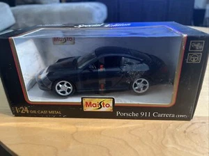 1997 MAISTO Special Edition PORSCHE 911 Carrera Cabriolet 1:24 RED Diecast Car - Picture 1 of 4