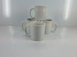 Set Lot 4 JAVA MUG white FIESTA WARE 12 OZ new - Picture 1 of 2