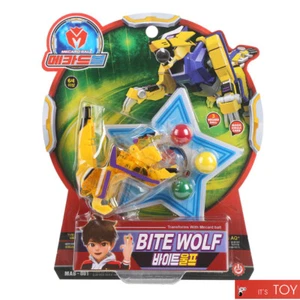 Mecard Ball BITE WOLF Yellow Main Mecanimal Transforming Robot Car Bead Toy 2021 - Picture 1 of 8