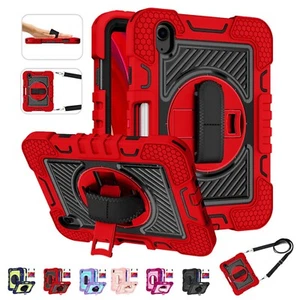 For iPad (A16) 11th 10th 9th 8th 7th Gen Heavy Duty Stand Shockproof Case Cover - Picture 1 of 35