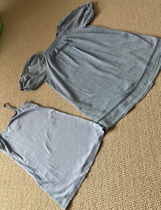 Polo Ralph Lauren Girls 2 Piece Linen Dress and Tank Dress Set Girls Size 6 - Picture 1 of 10