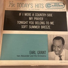 EARL GRANT  45 Rpm Extended Play NORTHERN SOUL 4 Songs