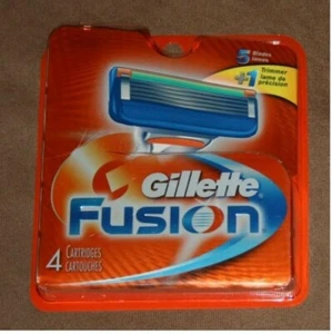 4 Gillette fusion Razor Blades Cartridges Refills Shaver Manual Fits Flexball US - Picture 1 of 3
