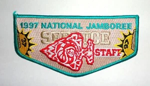 1997 National Scout Jamboree OA Service Corps Staff Flap - Picture 1 of 1