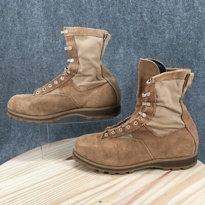 Belleville Boots Mens 12.5 Wide Combat Gore-Tex Brown Lace Up Comfort Round Toe - Image 1 of 4