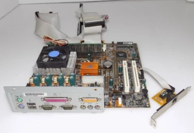 ECS ELITEGROUP K7VZM REV 1.0, AMD DURON, MicroATX, EGA, VGA, MIDI, PCI, AGP, VIA - Изображение 1 из 4