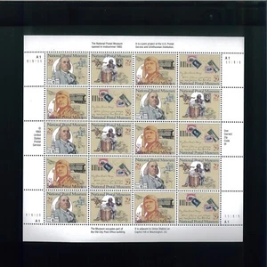 Stati Uniti 29¢ National Postal Museum francobollo #2779-82 MNH foglio intero - Foto 1 di 1