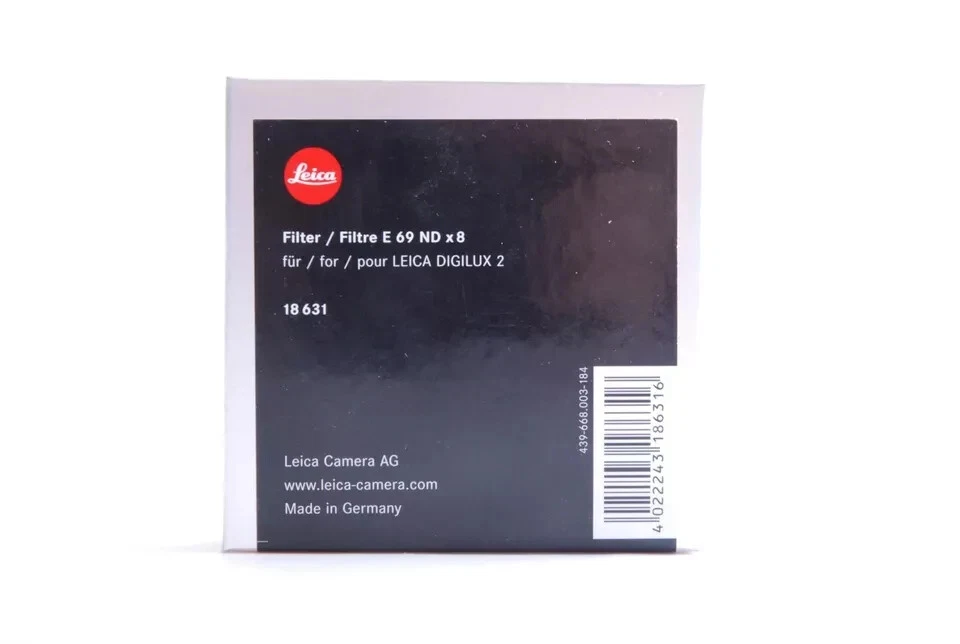 LEICA  WETZLAR 69mm ND4x NEUTRAL DENSITY  Screw in Glass Filter CAT.No.18631 NEW - Image 1 of 1